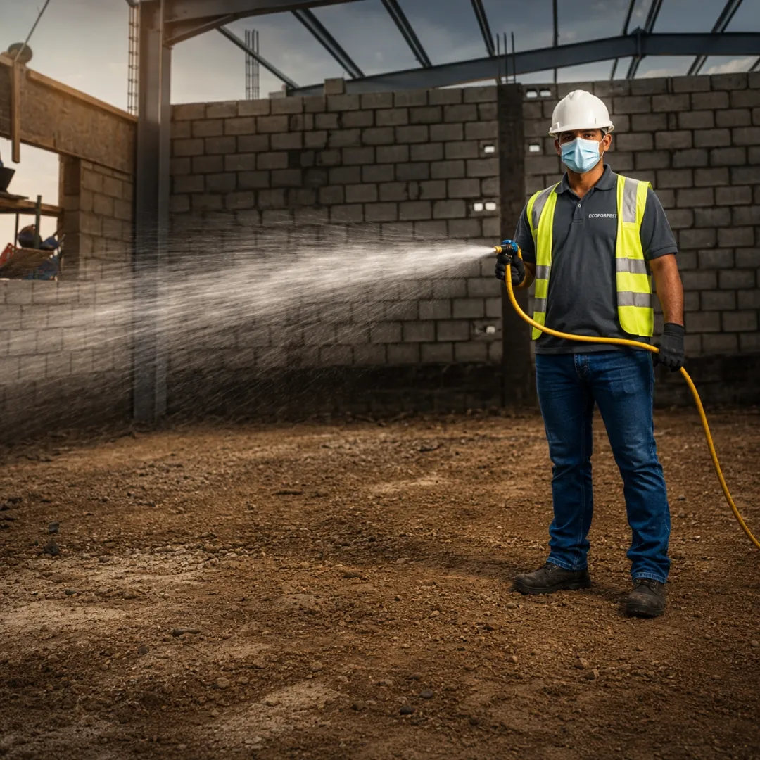 Pre-construction termite treatment