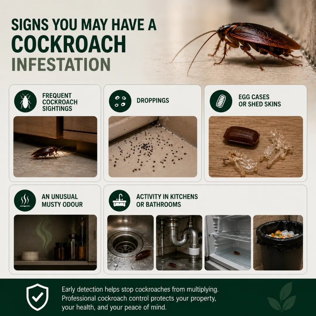 Signs You May Have a Cockroach Infestation