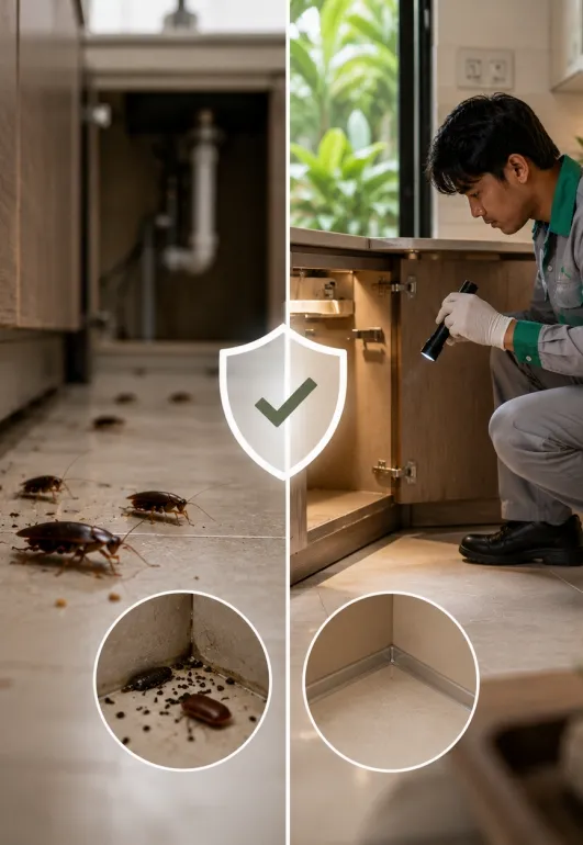 Why Early Action Makes a Difference - Cockroach infestations treatment in denpasar, bali