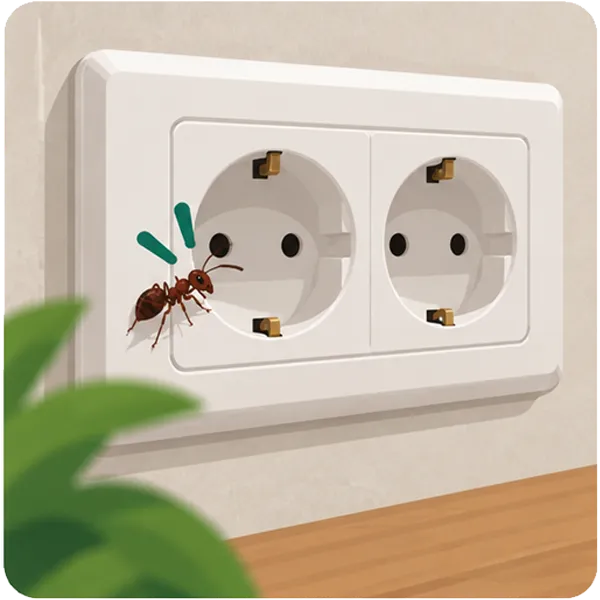 Ants nesting inside electrical sockets, air conditioners and electronics